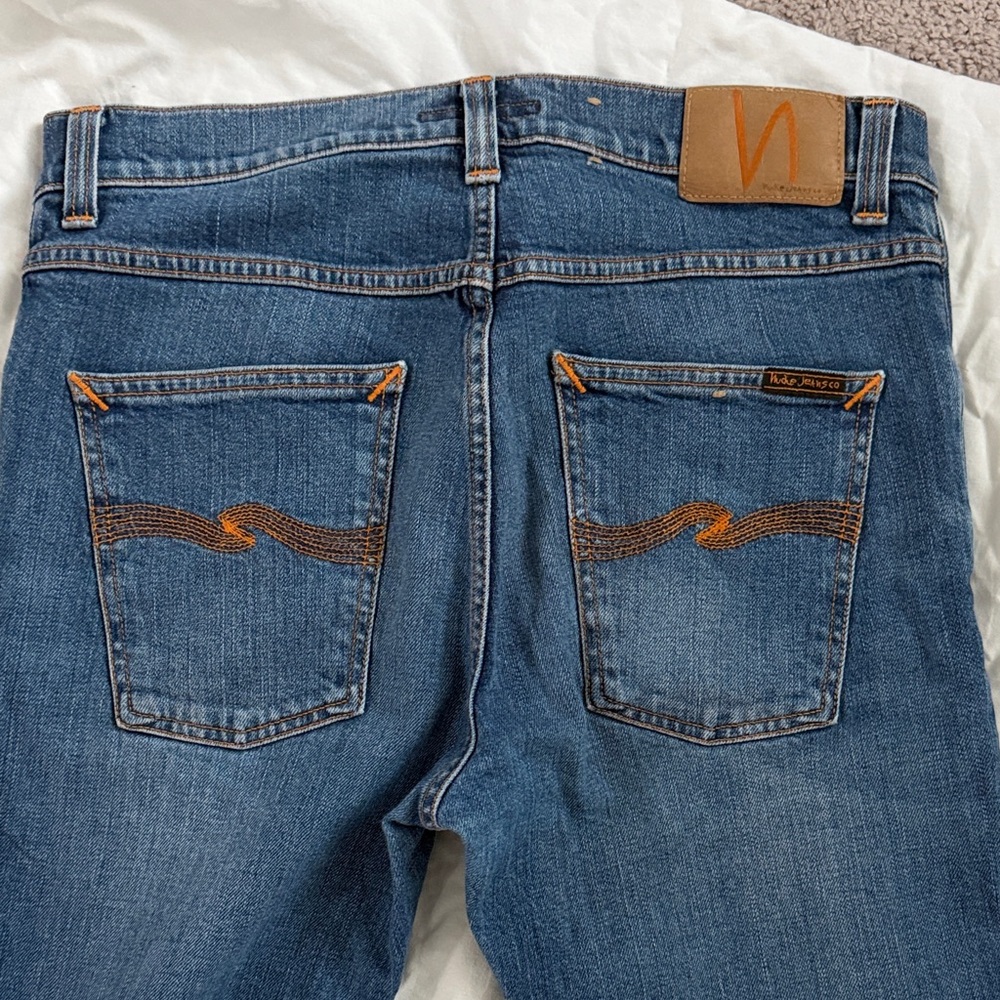 Nudie Jeans Men's Lean Dean Blue Denim Jeans W31/L32